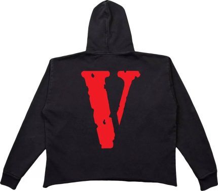 Vlone Staple Red Hoodie – Black